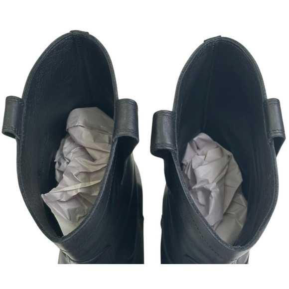 Bibi Lou Briana Western Boots Black Leather Womens Size EU 39 US 8-8.5 New $295 - Picture 9 of 12